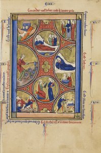 Scenes from the Lives of Noah and Abraham, c.1250-60 by French School